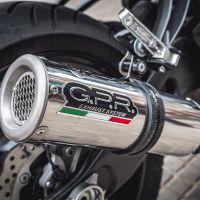 GPR exhaust compatible with  Yamaha Mt-07  2017-2020, M3 Inox , Racing full system exhaust, including removable db killer 