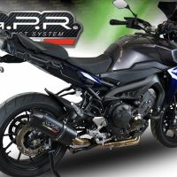 Scarico GPR compatibile con  Yamaha Mt-09 Tracer 900 2017-2020, Furore Evo4 Nero, Scarico completo omologato,fornito con db killer estraibile,catalizzatore e collettore