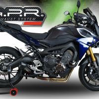 Scarico GPR compatibile con  Yamaha Mt-09 Tracer 900 2015-2016, Furore Poppy, Scarico completo omologato,fornito con db killer estraibile e collettore