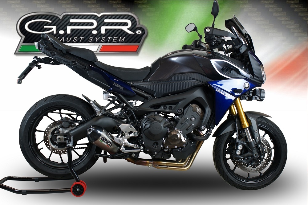 Exhaust system compatible with Yamaha Mt-09 Tracer 900 2015-2016
