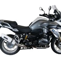 Scarico GPR compatibile con  Bmw R 1200 Gs -Adventure 2017-2018, Albus Evo4, Scarico omologato, silenziatore con db killer estraibile e raccordo specifico