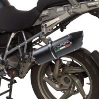 Scarico GPR compatibile con  Bmw R 1200 Gs -Adventure 2013-2013, Furore Poppy, Scarico omologato, silenziatore con db killer estraibile e raccordo specifico