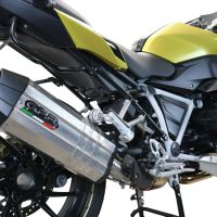 Scarico GPR compatibile con  Bmw R 1250 R -Rs 2019-2020, Sonic Titanium, Scarico omologato, silenziatore con db killer estraibile e raccordo specifico