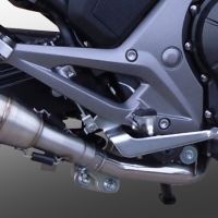 Scarico GPR compatibile con  Honda Nc 700 X - S Dct  2012-2018, Powercone Evo, Scarico omologato, silenziatore con db killer estraibile e raccordo specifico