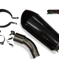 GPR exhaust compatible with  Bmw C 650 Gt 2012-2015, Gpe Ann. Poppy, Homologated legal slip-on exhaust including removable db killer and link pipe 