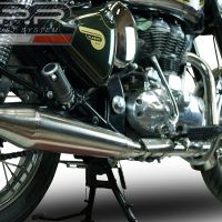 Scarico GPR compatibile con  Royal Enfield Classic - Bullet Efi 500 2009-2016, Vintacone, Terminale di scarico racing, con raccordo, senza omologazione