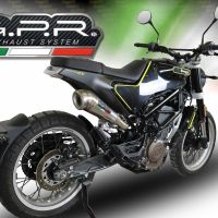 Scarico GPR compatibile con  Husqvarna Svartpilen 401 2018-2019, Powercone Evo, Scarico semi-completo omologato,fornito con db killer estraibile,catalizzatore e collettore