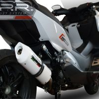 Scarico GPR compatibile con  Bmw C 650 Sport 2016-2020, Albus Evo4, Scarico omologato, silenziatore con db killer estraibile e raccordo specifico