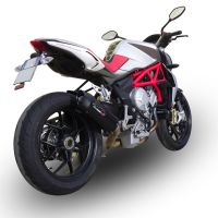 Scarico GPR compatibile con  Mv Agusta F3 800 2021-2023, GP Evo4 Poppy, Terminale di scarico omologato,fornito con db killer estraibile,catalizzatore e collettore