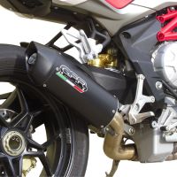 Scarico GPR compatibile con  Mv Agusta F3 800 2013-2016, Gpe Ann. titanium, Scarico omologato, silenziatore con db killer estraibile e raccordo specifico