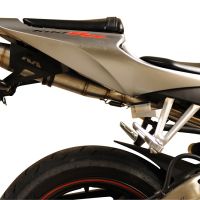 GPR exhaust compatible with  Honda Cbr 600 Rr  2005-2006, Deeptone Inox, Homologated legal slip-on exhaust including removable db killer, link pipe and catalyst 