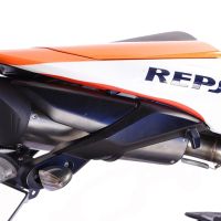 GPR exhaust compatible with  Honda Cbr 600 Rr  2007-2018, Tiburon Titanium, Homologated legal slip-on exhaust including removable db killer, link pipe and catalyst 