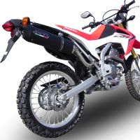 Scarico GPR compatibile con  Honda Crf 250 L - Rally 2017-2020, Furore Evo4 Nero, Terminale di scarico omologato,fornito con db killer estraibile,catalizzatore e collettore