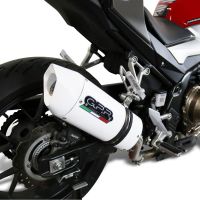 Scarico GPR compatibile con  Honda CB500 HORNET 2024-2025, Albus Evo4, Scarico omologato, silenziatore con db killer estraibile e raccordo specifico