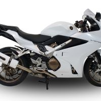 Scarico GPR compatibile con  Honda Vfr 800 F 2017-2020, Albus Evo4, Scarico omologato, silenziatore con db killer estraibile e raccordo specifico