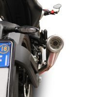 Scarico GPR compatibile con  Husqvarna Svartpilen 701 2018-2020, Powercone Evo, Scarico omologato, silenziatore con db killer estraibile e raccordo specifico