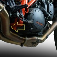 Scarico GPR compatibile con  Ktm Super Duke 1290 GT 2016-2021, Decatalizzatore, Collettore decatalizzore, applicazione racing