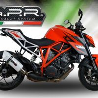 Scarico GPR compatibile con  Ktm Super Duke 1290 GT 2016-2021, Albus Evo4, Scarico omologato, silenziatore con db killer estraibile e raccordo specifico