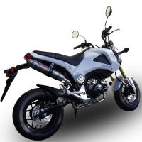 Scarico GPR compatibile con  Honda Msx - Grom 125  2018-2020, Deeptone Inox, Scarico completo racing,fornito con collettore specifico, non legale per uso stradale