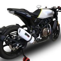 Scarico GPR compatibile con  Husqvarna Svartpilen 701 2018-2020, Albus Evo4, Scarico omologato, silenziatore con db killer estraibile e raccordo specifico