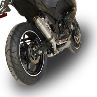 Scarico GPR compatibile con  Kawasaki Z 300 2014-2017, Deeptone Inox, Scarico omologato, silenziatore con db killer estraibile e raccordo specifico