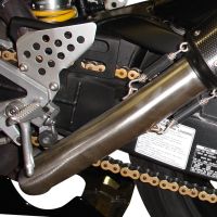 Scarico GPR compatibile con  Honda Vtr 1000 Sp-2 RC51  2002-2006, Furore Nero, Coppia di terminali di scarico omologati, forniti con db killer removibili e raccordi specifici