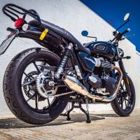 Scarico GPR compatibile con  Triumph Street Twin 900 2015-2019, Vintacone, Coppia di terminali di scarico omologati, forniti con db killer removibili e raccordi specifici