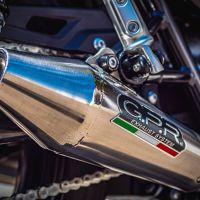 Scarico GPR compatibile con  Triumph Street Twin 900 2015-2019, Vintacone, Coppia di terminali di scarico omologati, forniti con db killer removibili e raccordi specifici