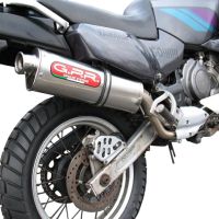 Scarico GPR compatibile con  Yamaha Xtz 750 Supertenere 1989-1997, Trioval, Scarico omologato, silenziatore con db killer estraibile e raccordo specifico