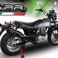 Scarico GPR compatibile con  Suzuki Rv 200 Van Van 2016-2017, Furore Nero, Scarico omologato, silenziatore con db killer estraibile e raccordo specifico