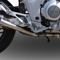 Scarico GPR compatibile con  Yamaha Tdm 850 1991-2001, Trioval, Coppia di terminali di scarico omologati, forniti con db killer removibili e raccordi specifici