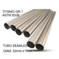 Scarico GPR compatibile con  Cafè Racer Cafè Racer 1-, Tubo titanio seamless D. 52mm X 1mm L.1000mm, 