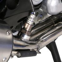 Scarico GPR compatibile con  Yamaha T-Max 500 2001-2011, Trioval, Scarico completo omologato,fornito con db killer estraibile e collettore