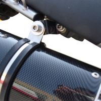 GPR exhaust compatible with  Yamaha Tricker 250 2005-2008, Albus Ceramic, Homologated legal slip-on exhaust including removable db killer and link pipe 