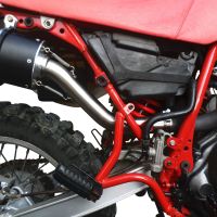 Scarico GPR compatibile con  Yamaha Tt 600 1983-1997, Satinox , Scarico omologato, silenziatore con db killer estraibile e raccordo specifico