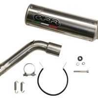 Scarico GPR compatibile con  Kawasaki Versys 1000 I.E. 2021-2023, M3 Poppy , Scarico omologato, silenziatore con db killer estraibile e raccordo specifico