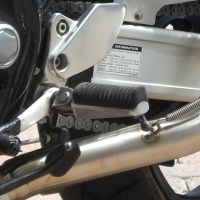 Scarico GPR compatibile con  Yamaha Xjr 1300 1999-2006, Trioval, Coppia di terminali di scarico omologati, forniti con db killer removibili e raccordi specifici