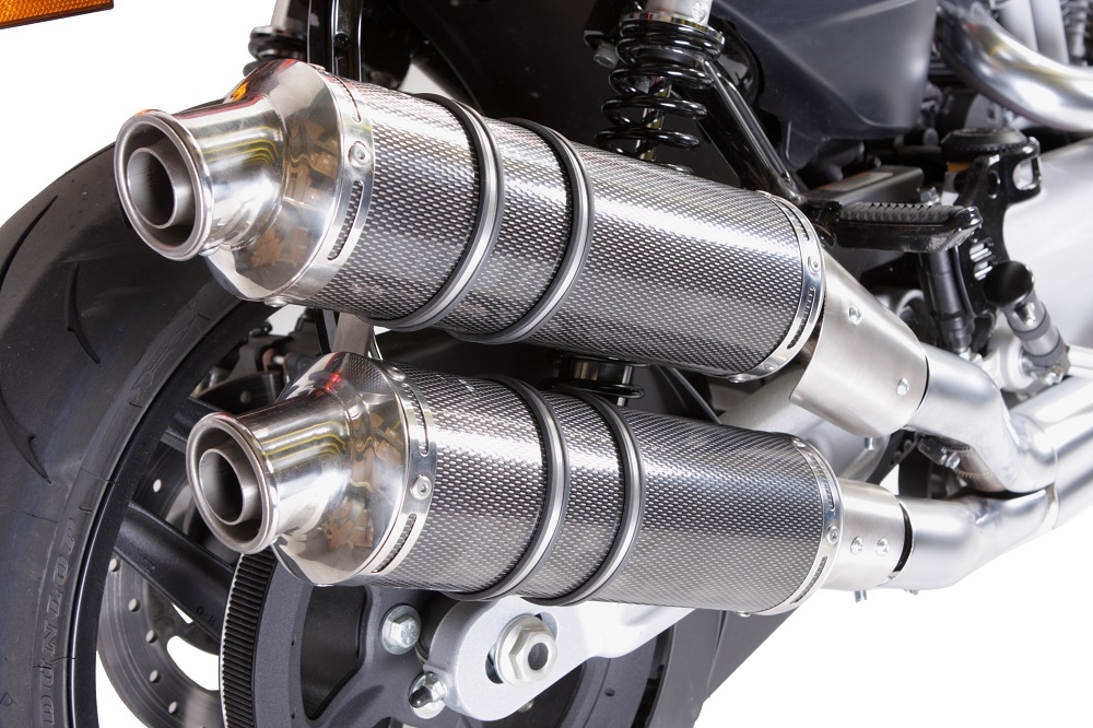 GPR exhaust compatible with  Harley Davidson Xr 1200 2008-2012, Poppy Tondo, Dual Homologated legal slip-on exhaust including removable db killers and link pipes 