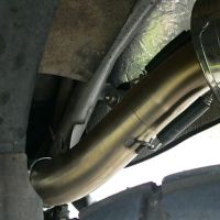 GPR exhaust compatible with  Yamaha Xtz 660 Teneré 1991-1998, Albus Ceramic, Homologated legal slip-on exhaust including removable db killer and link pipe 