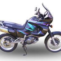 Scarico GPR compatibile con  Yamaha Xtz 660 Teneré 1991-1998, Trioval, Scarico omologato, silenziatore con db killer estraibile e raccordo specifico