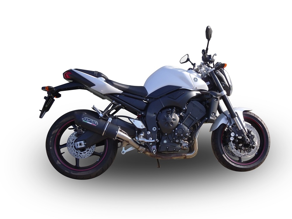 Scarico GPR compatibile con  Yamaha Fz.1 - Fazer 1000  2006-2014, Furore Poppy, Terminale di scarico omologato, fornito con db killer estraibile, catalizzatore e raccordo specifico