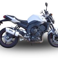 Scarico GPR compatibile con  Yamaha Fz.1 - Fazer 1000  2006-2014, Albus Ceramic, Terminale di scarico omologato, fornito con db killer estraibile, catalizzatore e raccordo specifico