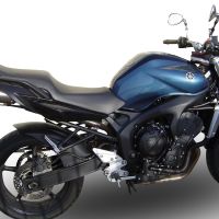 Scarico GPR compatibile con  Yamaha Fz6 600-Fazer S1-S2  2004-2013, Gpe Ann. titanium, Coppia di terminali di scarico omologati, forniti con db killer removibili e raccordi specifici