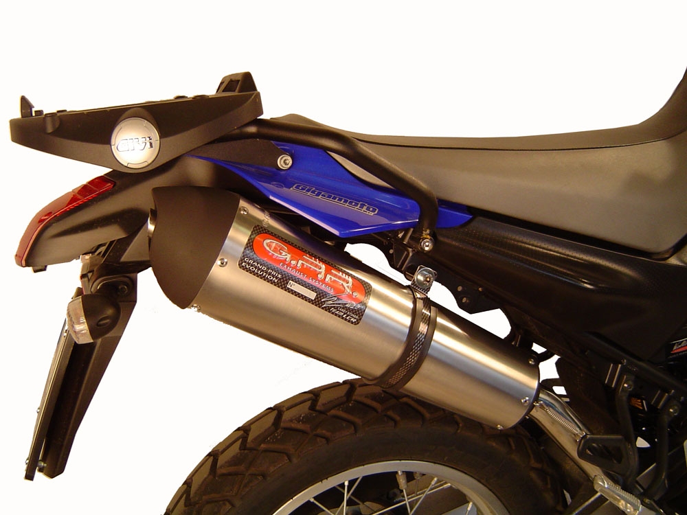 Scarico GPR compatibile con  Yamaha Xt 660 X-R  2004-2014, Trioval, Coppia di terminali di scarico omologati, forniti con db killer removibile, catalizzatori e raccordi specifici