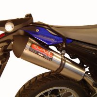 Scarico GPR compatibile con  Yamaha Xt 660 X-R  2004-2014, Trioval, Coppia di terminali di scarico omologati, forniti con db killer removibile, catalizzatori e raccordi specifici