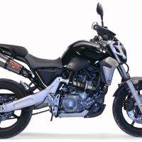 Scarico GPR compatibile con  Yamaha MT03 660 2006-2013, Gpe Ann. titanium, Coppia di terminali di scarico omologati, forniti con db killer removibili e raccordi specifici