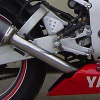 GPR exhaust compatible with  Yamaha Yzf R6 1999-2002, Albus Ceramic, Homologated legal slip-on exhaust including removable db killer and link pipe 