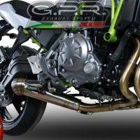 GPR exhaust compatible with  Kawasaki Ninja 650 2023-2024, Powercone Evo, Homologated silencer for noise including full line,db killer and catalyst compliant for inspection 