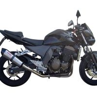 GPR exhaust compatible with  Kawasaki Z 750 - S  2004-2006, Gpe Ann. titanium, Homologated legal slip-on exhaust including removable db killer, link pipe and catalyst 