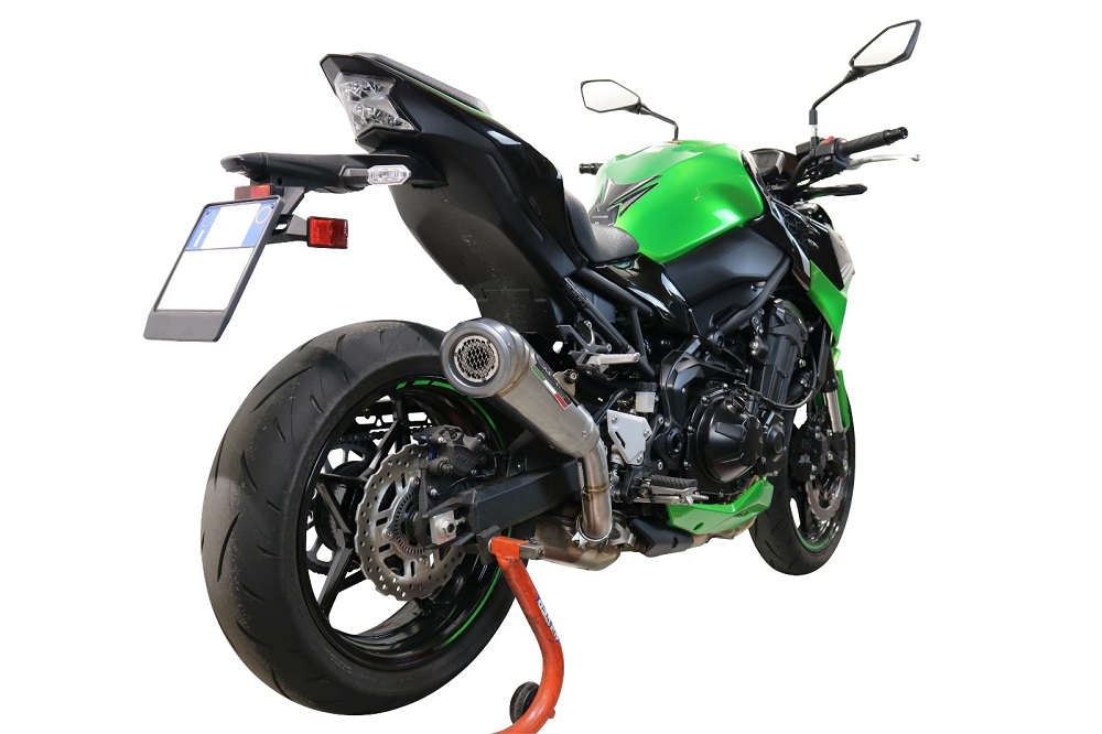 Scarico GPR compatibile con  Kawasaki Z 900 2020-2020, Powercone Evo, Scarico omologato, silenziatore con db killer estraibile e raccordo specifico